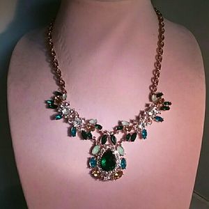 Necklace with gold chain